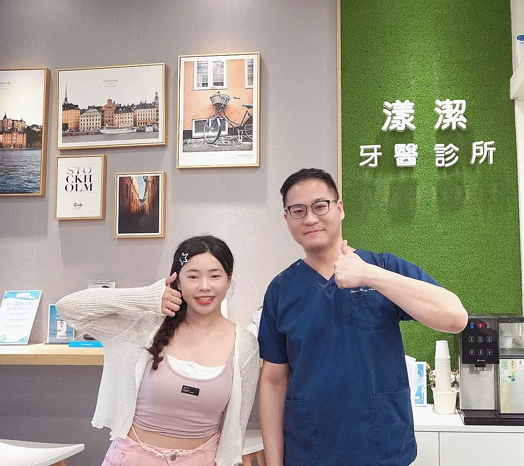 蕭醫師與完成療程的患者合照